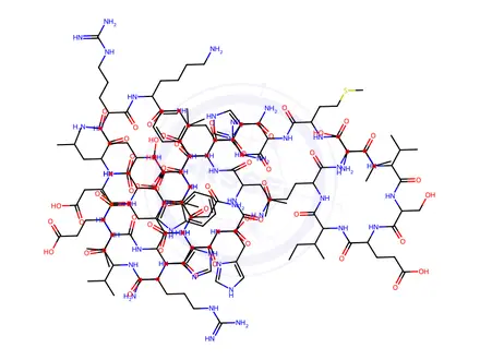 Chemical structure of Teriparatide Acetate