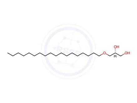 Chemical structure of 3-O-Octadecyl sn-Glycerol