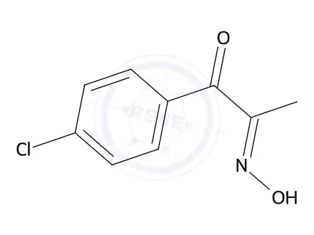 Chemical structure of 1-(4-Chlorophenyl)-1,2-propanedione 2-oxime