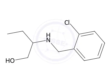 Chemical structure of 2-((2-Chlorobenzyl)amino)butan-1-ol