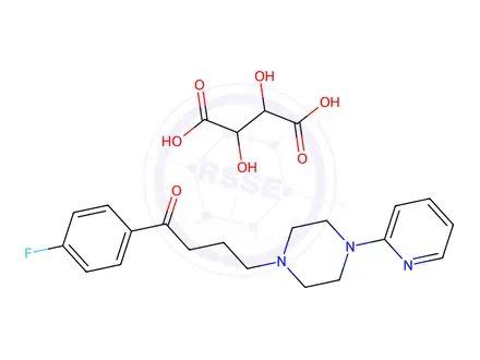 Chemical structure of Azaperone tartrate