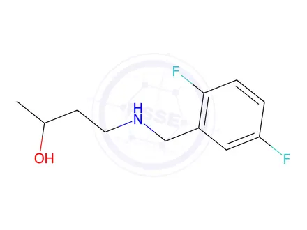 Chemical structure of 4-((2,5-Difluorobenzyl)amino)butan-2-ol