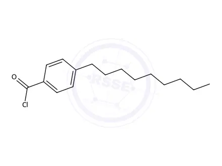 Chemical structure of 4-n-Nonylbenzoyl chloride