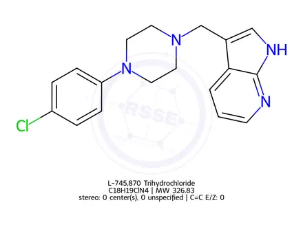 Chemical structure of L 745870