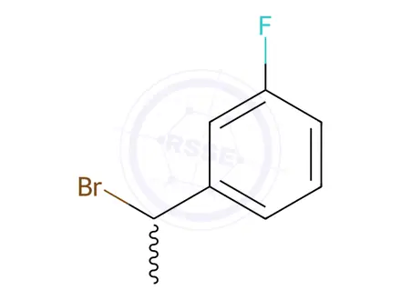 Chemical structure of 1-(1-Bromoethyl)-3-fluorobenzene