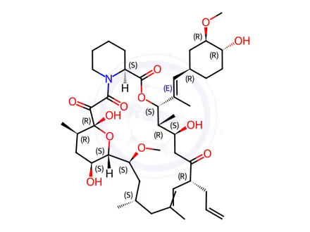 Chemical structure of 13-O-Desmethyl Tacrolimus