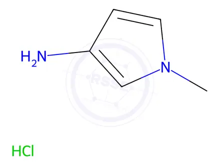 Chemical structure of 1-Methyl-1H-pyrrol-3-amine hydrochloride