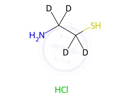 Chemical structure of Cysteamine-d4 Hydrochloride