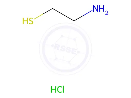 Chemical structure of Cysteamine hydrochloride