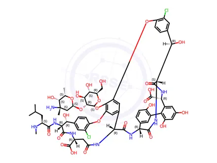 Chemical structure of Vancomycin EP Impurity B