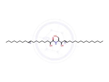 Chemical structure of 18:1(2S-OH) Ceramide