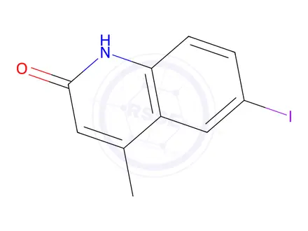 Chemical structure of 6-Iodo-4-methylquinolin-2(1H)-one