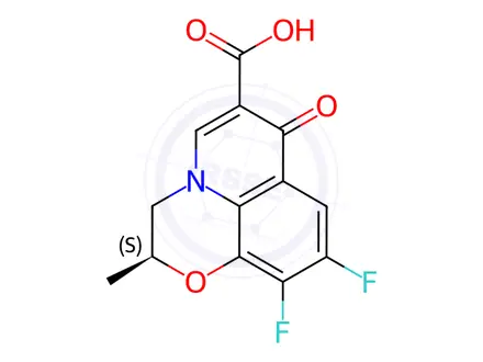 Chemical structure of Levofloxacin Impurity 164