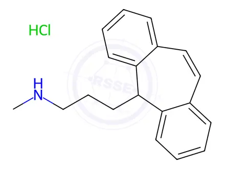Chemical structure of Protriptyline Hydrochloride