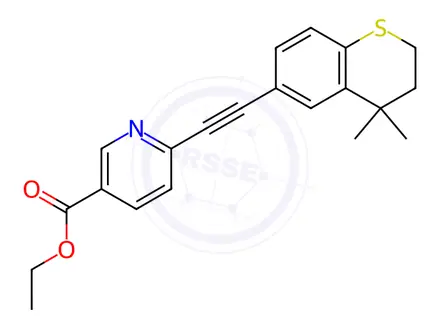 Chemical structure of Tazarotene