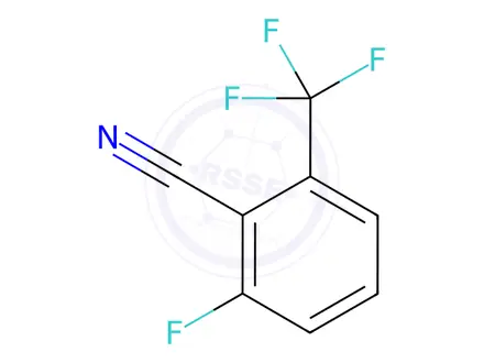 Chemical structure of 2-Fluoro-6-(trifluoromethyl)benzonitrile