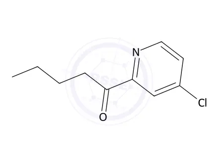 Chemical structure of 1-(4-Chloro-2-pyridinyl)-1-pentanone