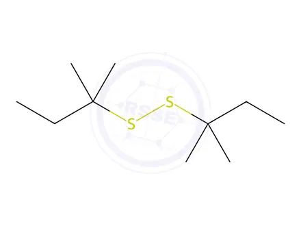 Chemical structure of DI-TERT-AMYL DISULFIDE