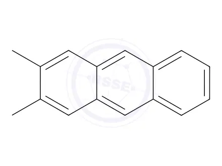 Chemical structure of 2,3-Dimethylanthracene