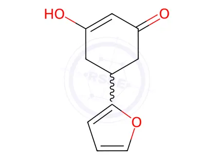 Chemical structure of 5-(Furan-2-yl)-3-hydroxycyclohex-2-enone