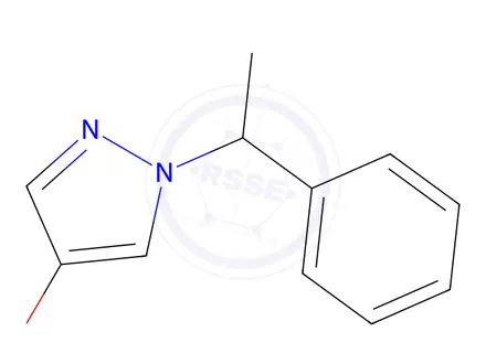 Chemical structure of 1-(1-Phenylethyl)-1H-pyrazol-4-ol