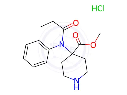 Chemical structure of Remifentanil Impurity 14 Hydrochloride (Remifentanil EP Impurity A Hydrochloride)