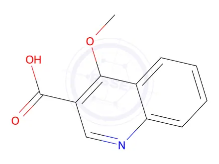 Chemical structure of 4-methoxyquinoline-3-carboxylic Acid
