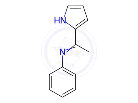 Chemical structure of N-(1-(1H-Pyrrol-2-yl)ethylidene)aniline