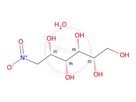 Chemical structure of 1-DEOXY-1-NITRO-L-IDITOL HEMIHYDRATE