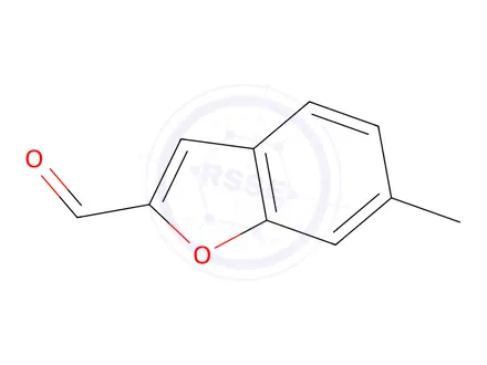 Chemical structure of 6-methyl-1-benzofuran-2-carbaldehyde