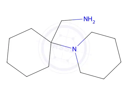 Chemical structure of (1-(piperidin-1-yl)cyclohexyl)MethanaMinehydrochloride
