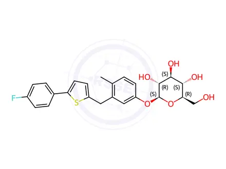 Chemical structure of Canagliflozin Impurity 253