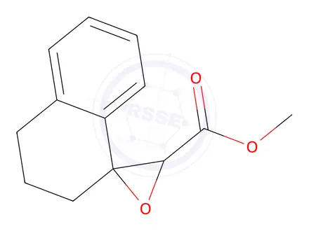 Chemical structure of Methyl 3,4-dihydro-2h-spiro[naphthalene-1,2'-oxirane]-3'-carboxylate