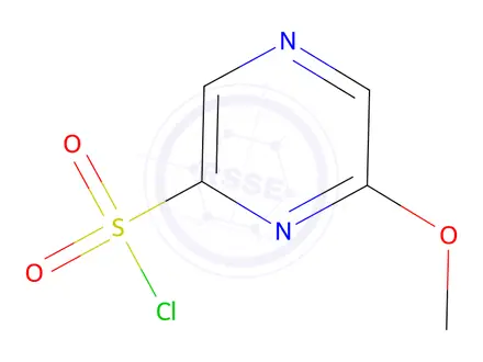 Chemical structure of 6-Methoxypyrazine-2-sulfonyl chloride