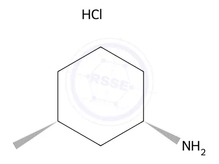 Chemical structure of Cis-3-methylcyclohexanamine;hydrochloride