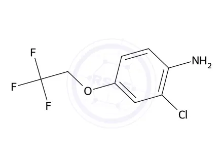 Chemical structure of 2-Chloro-4-(2,2,2-trifluoroethoxy)aniline