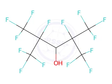 Chemical structure of 2,4-Bis(trifluoromethyl)-1,1,1,2,4,5,5,5-octafluoro-3-pentanol