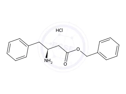 Chemical structure of Benzyl (S)-3-amino-4-phenylbutanoate hydrochloride
