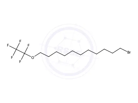 Chemical structure of 1-Bromo-11-pentafluoroethyloxy-undecane