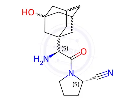 Chemical structure of Des-cyclopropyl Saxagliptin