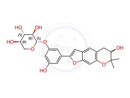Chemical structure of Mulberroside C