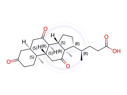 Chemical structure of Chenodeoxycholic Acid Impurity 9