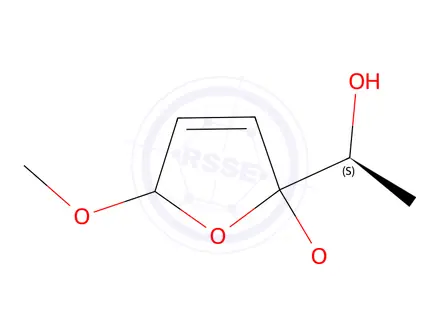 Chemical structure of (1S)-(2,5-DIMETHOXY-2,5-DIHYDROFURAN-2-YL)ETHANOL