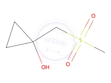 Chemical structure of 1-((Methylsulfonyl)methyl)cyclopropan-1-ol
