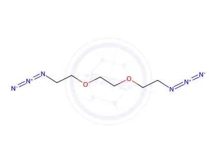 Chemical structure of Polyoxyethylene bis(azide)
