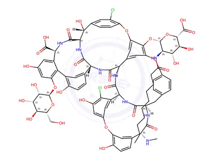 Chemical structure of parvodicin A