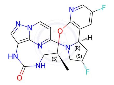 Chemical structure of Zurletrectinib