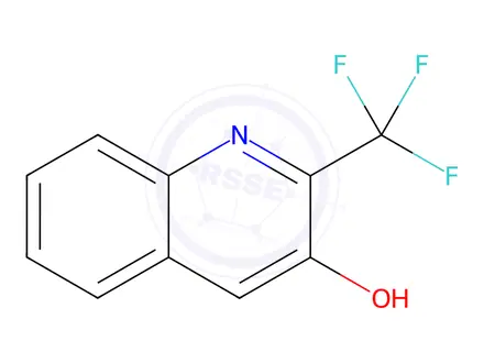 Chemical structure of 2-(Trifluoromethyl)quinolin-3-ol