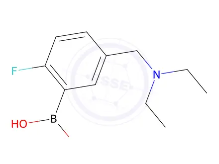Chemical structure of (5-((diethylaMino)Methyl)-2-fluorophenyl)boronic acid