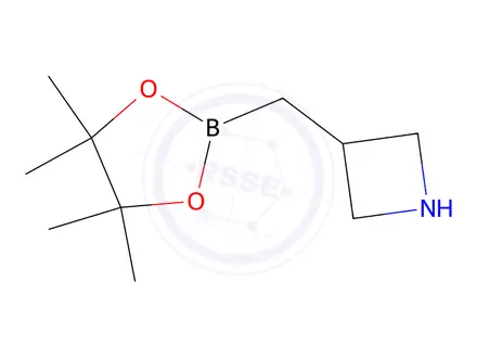 Chemical structure of 3-((4,4,5,5-Tetramethyl-1,3,2-dioxaborolan-2-yl)methyl)azetidine